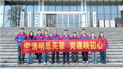 緬懷先烈，湘聯電纜黨支部開展清明主題黨日活動！